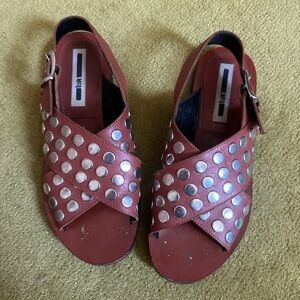 McQ by Alexander McQueen studded leather sandals